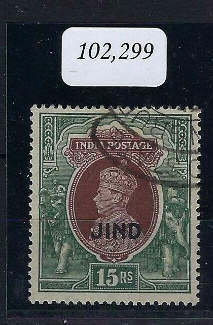 Image of Indian Convention States ~ Jind 135 FU